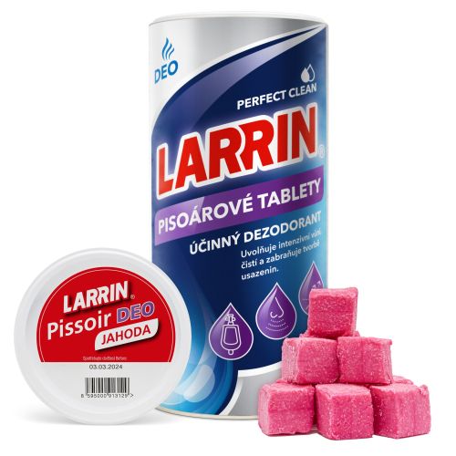 Larrin Pissoir Deo tablety do pisoru Jahoda 900 g